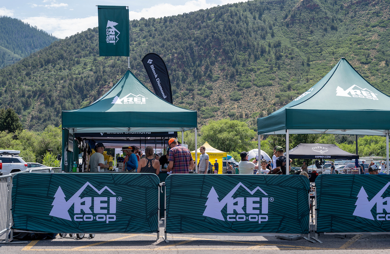 A store opening event for REI, Inc.